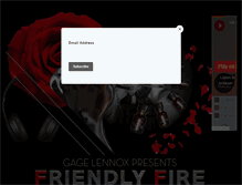 Tablet Screenshot of friendly-fire.com